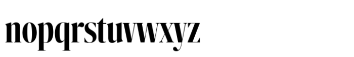 Nitida Big Condensed Semi Bold Font LOWERCASE