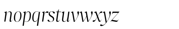 Nitida Big Light Italic Font LOWERCASE