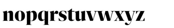 Nitida Display Black Font LOWERCASE