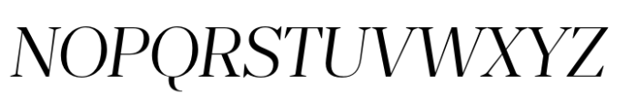 Nitida Display Book Italic Font UPPERCASE