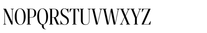 Nitida Display Narrow Book Font UPPERCASE