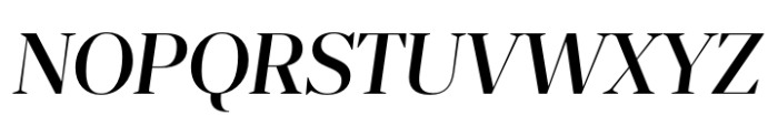 Nitida Display Semi Bold Italic Font UPPERCASE
