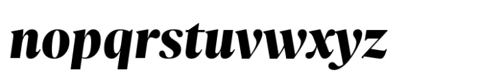 Nitida Headline Black Italic Font LOWERCASE