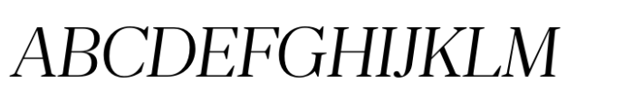Nitida Headline Book Italic Font UPPERCASE