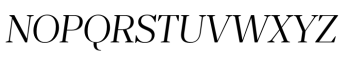 Nitida Headline Book Italic Font UPPERCASE