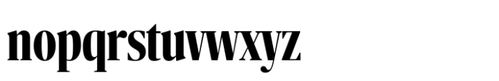 Nitida Headline Condensed Bold Font LOWERCASE