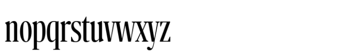 Nitida Headline Condensed Book Font LOWERCASE