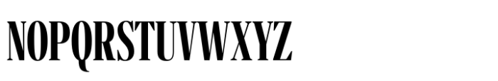 Nitida Headline Condensed Semi Bold Font UPPERCASE