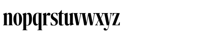 Nitida Headline Condensed Semi Bold Font LOWERCASE