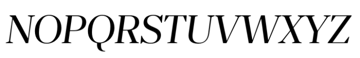 Nitida Headline Medium Italic Font UPPERCASE