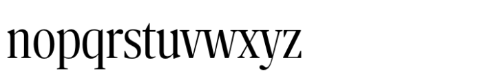Nitida Headline Narrow Book Font LOWERCASE