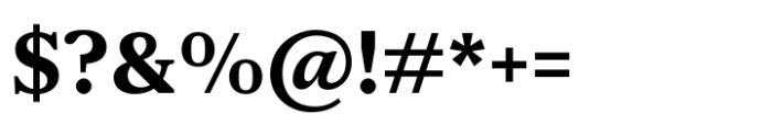 Nitida Text Plus Extra Bold Font OTHER CHARS