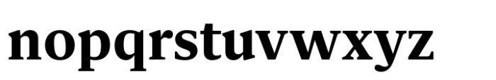 Nitida Text Plus Extra Bold Font LOWERCASE
