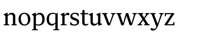Nitida Text Plus Medium Font LOWERCASE