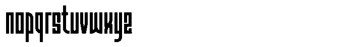 Nition Bold Font LOWERCASE