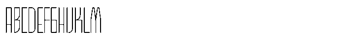 Nition Thin Font UPPERCASE