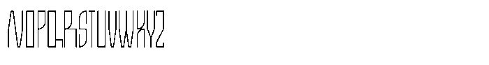 Nition Thin Font UPPERCASE