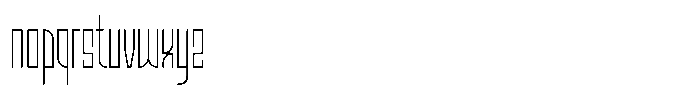 Nition Thin Font LOWERCASE
