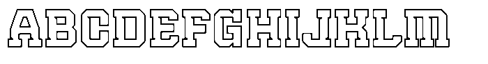 Nitrova Outline FONT