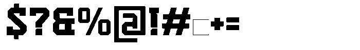 Nitrova Regular Font OTHER CHARS