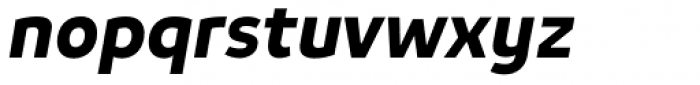 Niva Bold Italic Font LOWERCASE