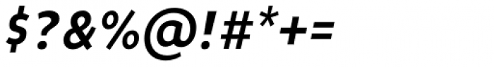 Niva Medium Italic Condensed Font OTHER CHARS