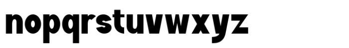 Nivarelle Extra Bold Font LOWERCASE