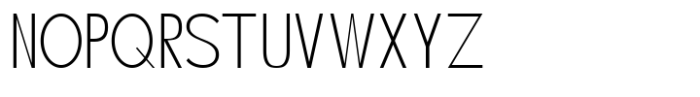 Nivarelle Extra Light Font UPPERCASE