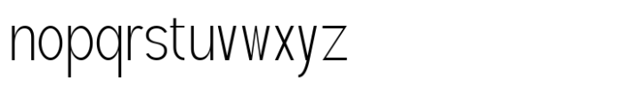 Nivarelle Extra Light Font LOWERCASE
