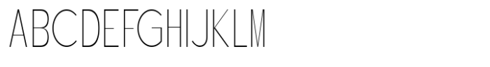 Nivarelle Thin Font UPPERCASE