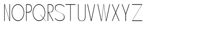 Nivarelle Thin Font UPPERCASE
