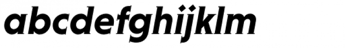 Niveau Serif Bold Italic Font LOWERCASE