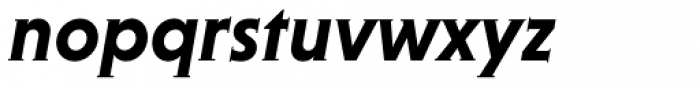 Niveau Serif Bold Italic Font LOWERCASE