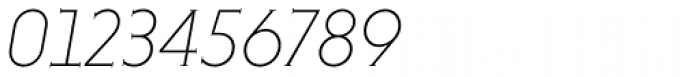 Niveau Serif ExtraLight Italic Font OTHER CHARS