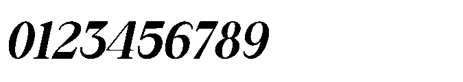 Nivela Oblique Font OTHER CHARS