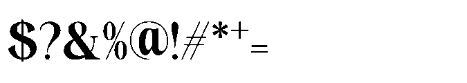 Nivela Regular Font OTHER CHARS