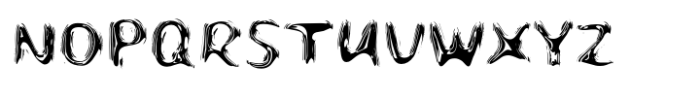 Nivex V1 Holographic Font UPPERCASE