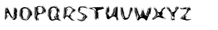 Nivex V1 Holographic Font LOWERCASE