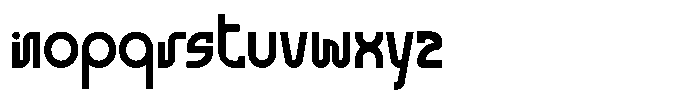 Nivora Font LOWERCASE