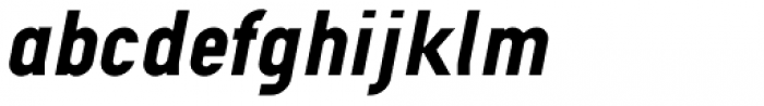Nixin Black Italic Font LOWERCASE