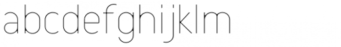 Nixin Ultra Light Font LOWERCASE
