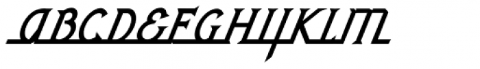 Nixon Script Bold Italic Font UPPERCASE