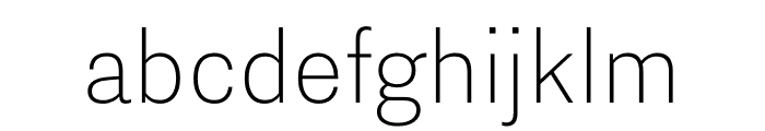 Nitti Grotesk ExtraLight Font LOWERCASE