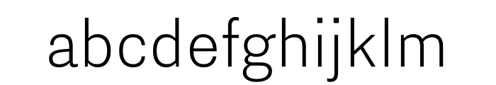 Nitti Grotesk Light Font LOWERCASE