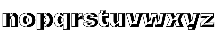 Nitti Mostro Chrome Font LOWERCASE