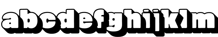 Nitti Mostro Comic Shadow Font LOWERCASE