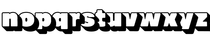 Nitti Mostro Comic Shadow Font LOWERCASE