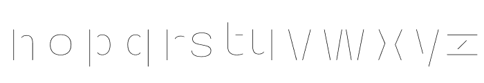 Nitti Mostro Inline Solo Font LOWERCASE