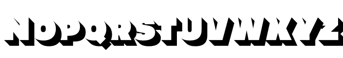 Nitti Mostro Shadow Font UPPERCASE