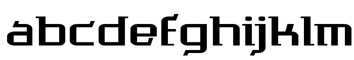 Nixo-ExpandedBold Font LOWERCASE